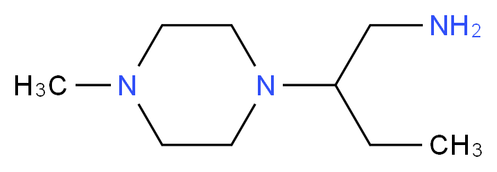 2-(4-methyl-1-piperazinyl)-1-butanamine_分子结构_CAS_953739-57-6)