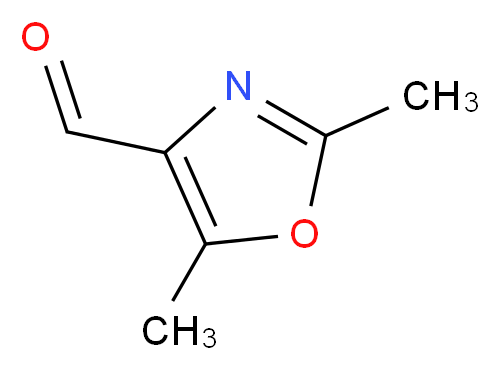 2,5-dimethyl-1,3-oxazole-4-carbaldehyde_分子结构_CAS_92901-88-7)