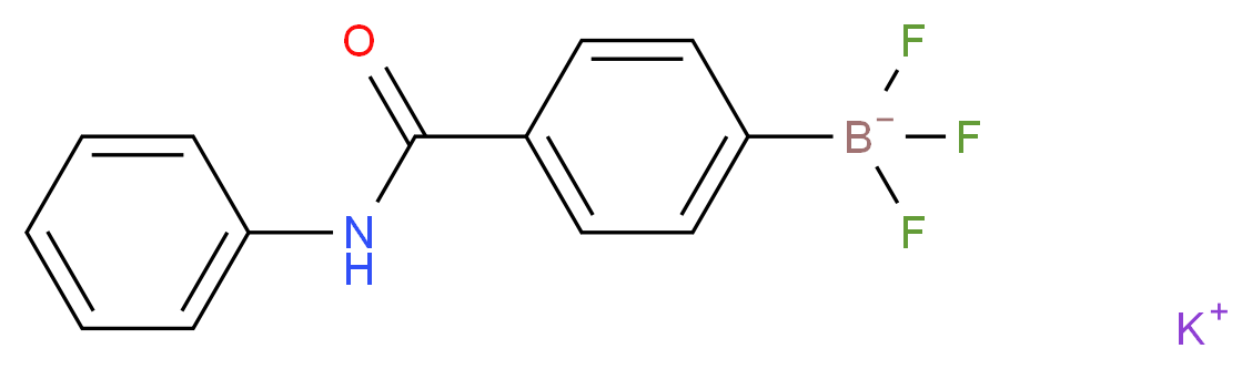 4-(苯基胺基羰基)苯基三氟硼酸钾_分子结构_CAS_912350-01-7)