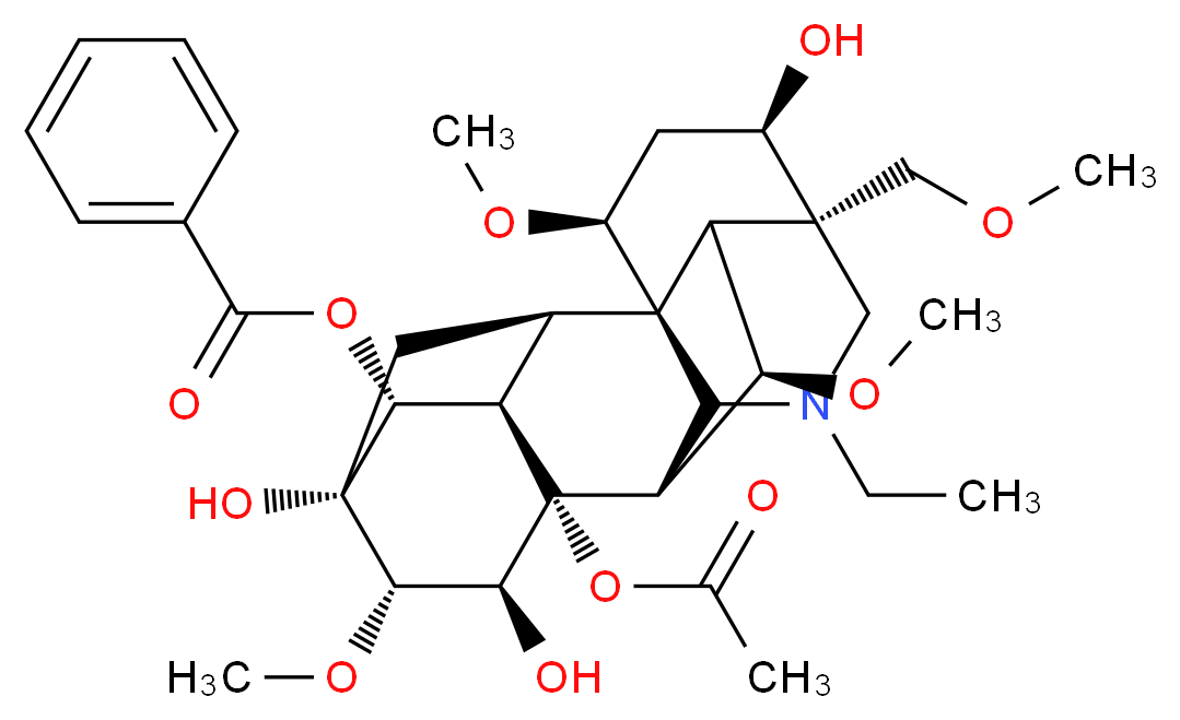 Aconitine_分子结构_CAS_302-27-2)