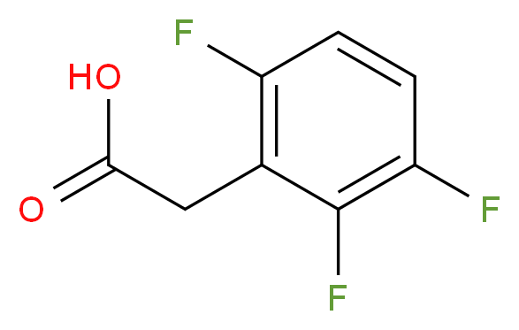 2,3,6-三氟苯乙酸_分子结构_CAS_114152-23-7)