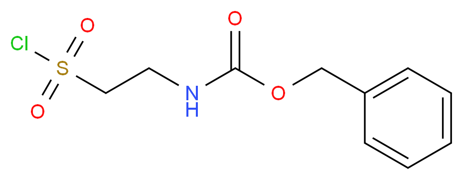 benzyl N-[2-(chlorosulfonyl)ethyl]carbamate_分子结构_CAS_)