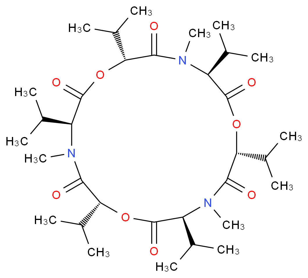 Enniatin B_分子结构_CAS_917-13-5)