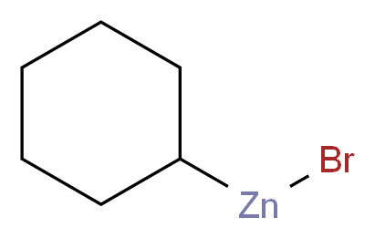 Cyclohexylzinc bromide, 0.5M in THF_分子结构_CAS_7565-57-3)