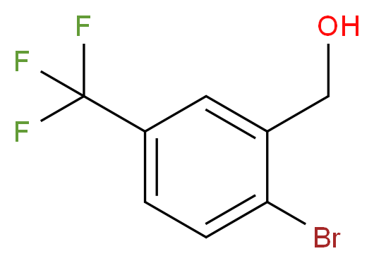 2-Bromo-5-trifluoromethylbenzyl alcohol_分子结构_CAS_869725-53-1)