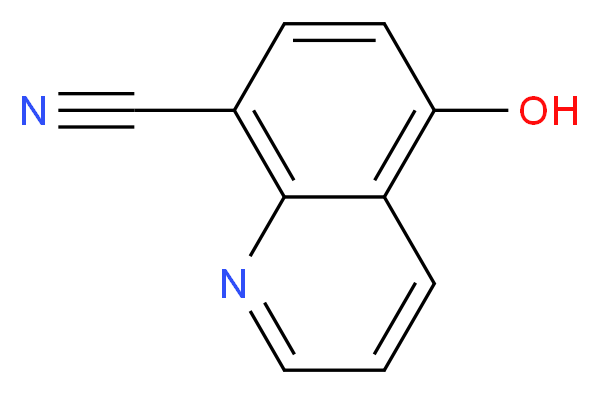 5-hydroxyquinoline-8-carbonitrile_分子结构_CAS_936345-80-1