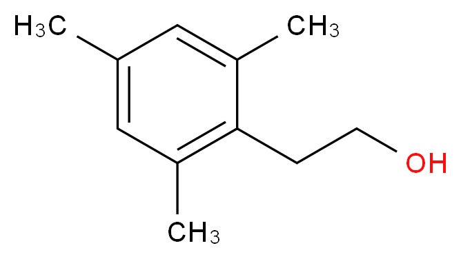 2-(2,4,6-trimethylphenyl)ethan-1-ol_分子结构_CAS_6950-92-1