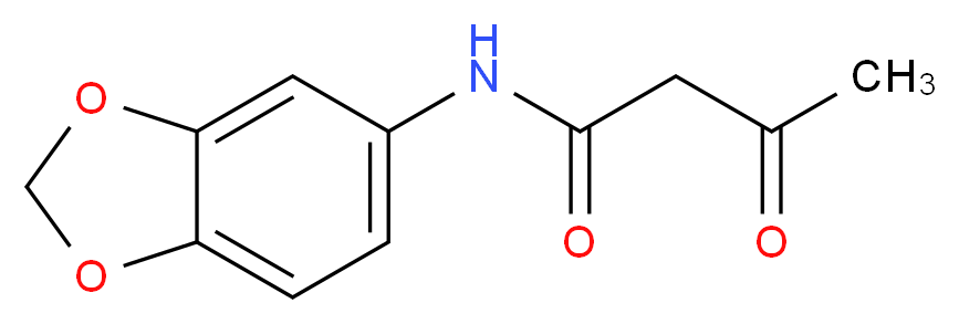 N-1,3-benzodioxol-5-yl-3-oxobutanamide_分子结构_CAS_35493-00-6)