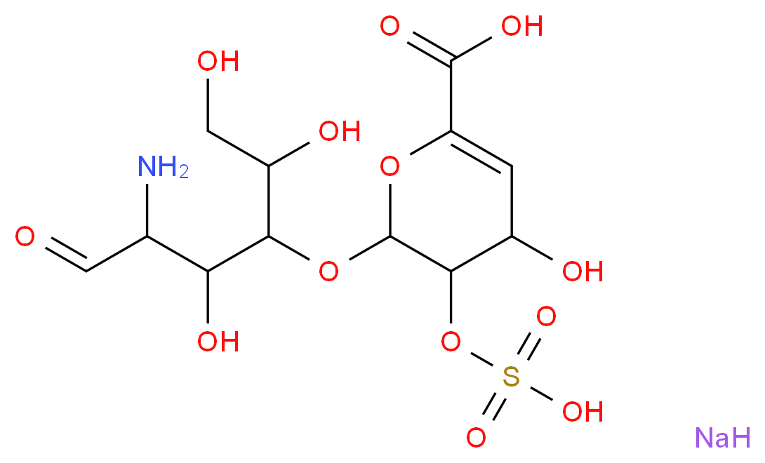 Heparin disaccharide III-H sodium salt_分子结构_CAS_136098-01-6)