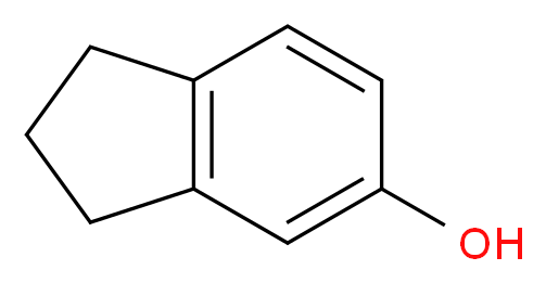 5-HYDROXYHYDRINDENE_分子结构_CAS_1470-94-6)