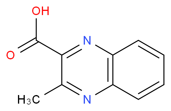 3-Methyl-quinoxaline-2-carboxylic acid_分子结构_CAS_74003-63-7)