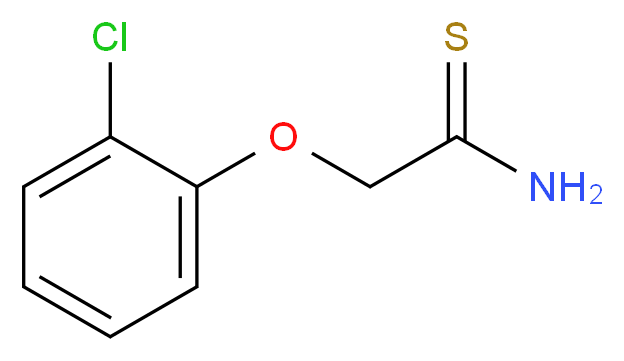 2-(2-chlorophenoxy)ethanethioamide_分子结构_CAS_35370-94-6)