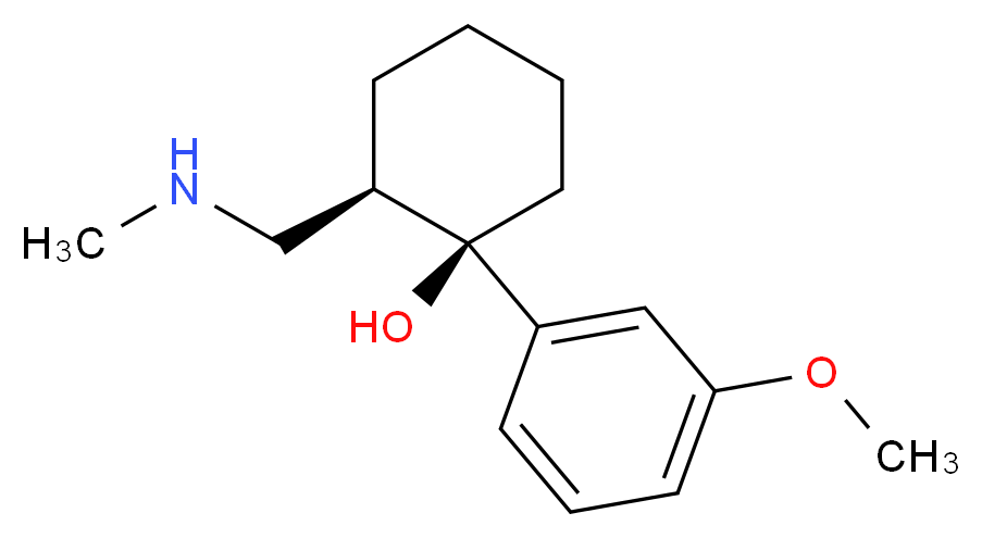 rac N-Desmethyl Tramadol_分子结构_CAS_75377-45-6)