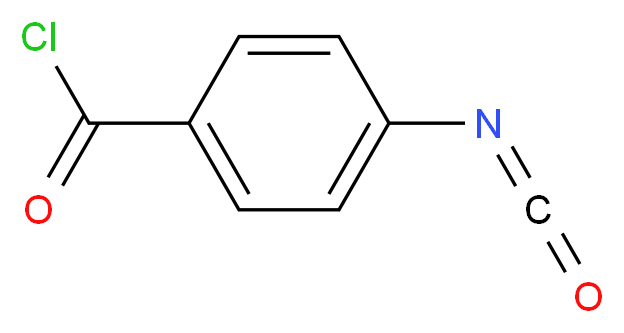 4-isocyanatobenzoyl chloride_分子结构_CAS_3729-21-3