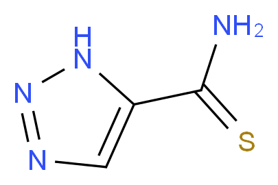 1H-[1,2,3]TRIAZOLE-4-CARBOTHIOIC ACID AMIDE_分子结构_CAS_53897-99-7)