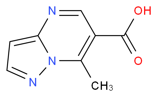 7-Methylpyrazolo[1,5-a]pyrimidine-6-carboxylic acid_分子结构_CAS_)