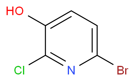 6-Bromo-2-chloropyridin-3-ol_分子结构_CAS_52764-12-2)