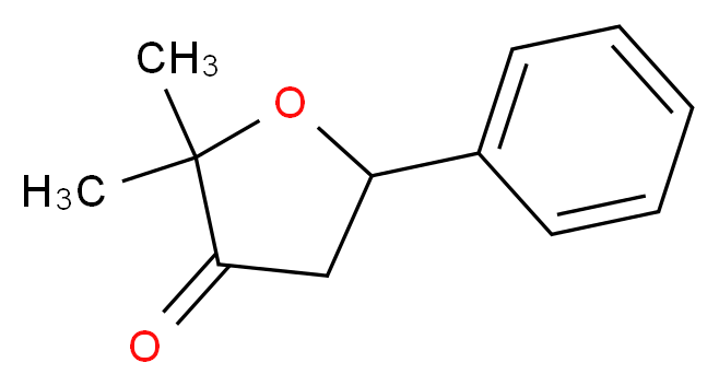 2,2-dimethyl-5-phenyloxolan-3-one_分子结构_CAS_63678-00-2