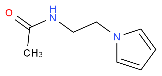 N-[2-(1H-PYRROL-1-YL)ETHYL]ACETAMIDE_分子结构_CAS_73627-16-4)