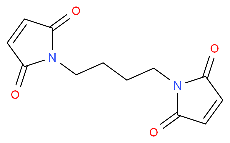 1-[4-(2,5-dioxo-2,5-dihydro-1H-pyrrol-1-yl)butyl]-2,5-dihydro-1H-pyrrole-2,5-dione_分子结构_CAS_28537-70-4