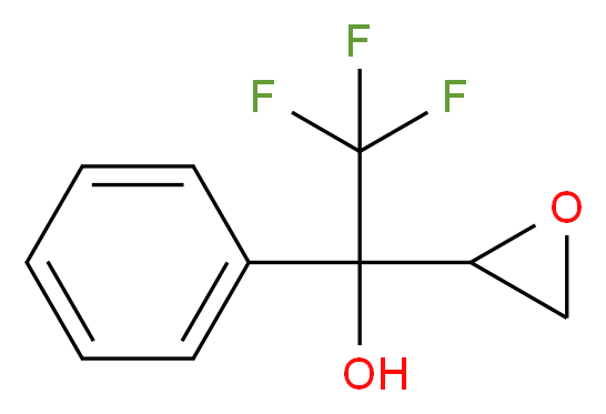 2,2,2-trifluoro-1-(oxiran-2-yl)-1-phenylethan-1-ol_分子结构_CAS_351003-37-7