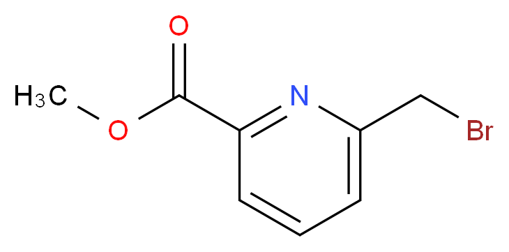 Methyl 6-(bromomethyl)picolinate_分子结构_CAS_146462-25-1)