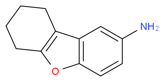 2-Amino-6,7,8,9-tetrahydrodibenzo[b,d]furan 97%_分子结构_CAS_38084-44-5)