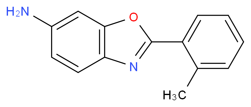 2-(2-methylphenyl)-1,3-benzoxazol-6-amine_分子结构_CAS_775302-22-2)