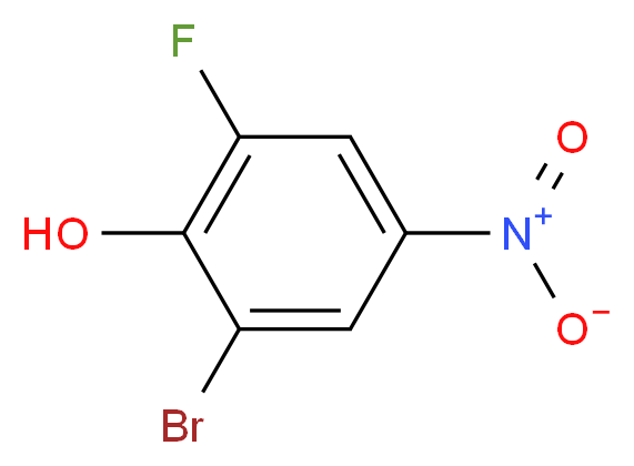 2-溴-6-氟-4-硝基苯酚_分子结构_CAS_329-49-7)