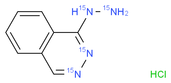 Hydralazine-15N4 Hydrochloride_分子结构_CAS_)