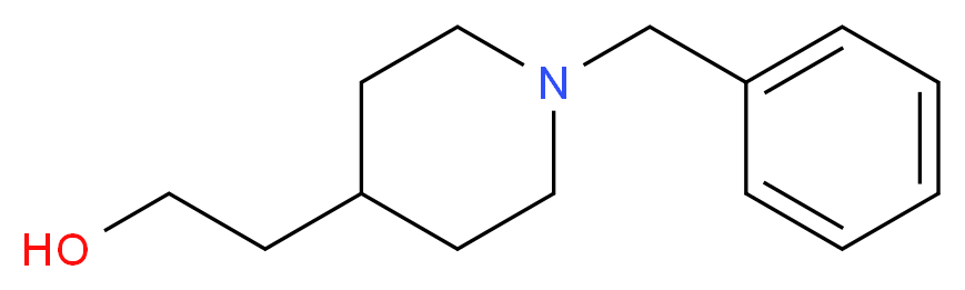 1-苄基-4-(2-羟乙基)哌啶_分子结构_CAS_76876-70-5)