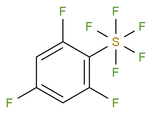 2,4,6-Trifluorophenylsulphur pentafluoride_分子结构_CAS_1062610-12-1)