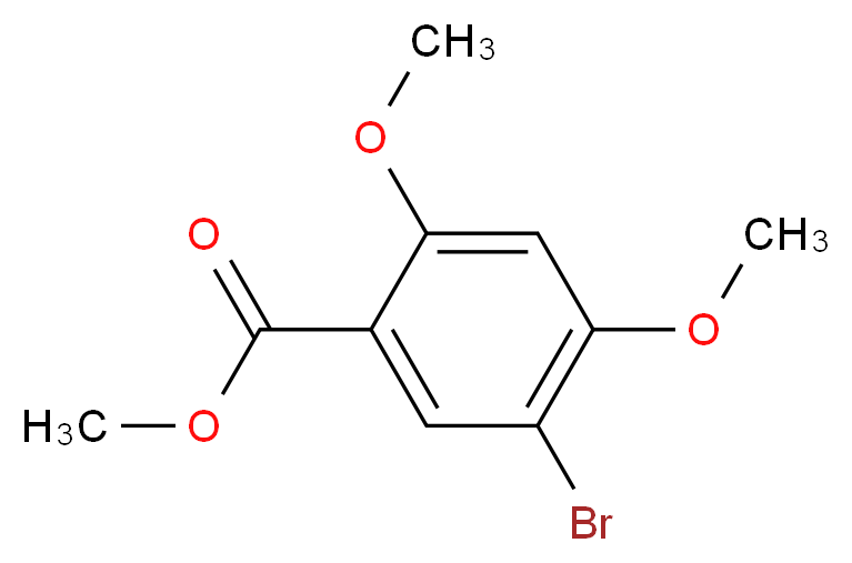 Methyl 5-bromo-2,4-dimethoxybenzoate_分子结构_CAS_39503-51-0)