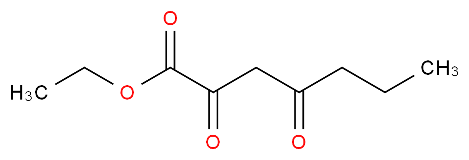 ethyl 2,4-dioxoheptanoate_分子结构_CAS_36983-31-0