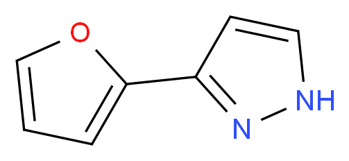 3-(furan-2-yl)-1H-pyrazole_分子结构_CAS_32332-98-2