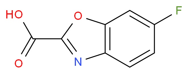 6-fluoro-1,3-benzoxazole-2-carboxylic acid_分子结构_CAS_944907-28-2