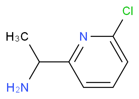 1-(6-chloropyridin-2-yl)ethanamine_分子结构_CAS_1060811-97-3)