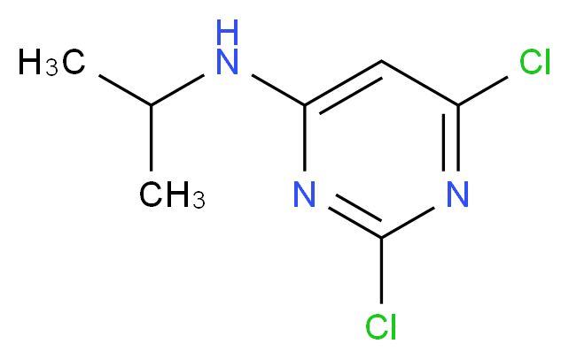 2,6-Dichloro-N-isopropylpyriMidin-4-aMine_分子结构_CAS_30297-43-9)