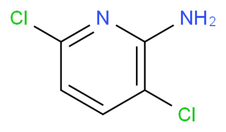 3,6-dichloropyridin-2-amine_分子结构_CAS_)