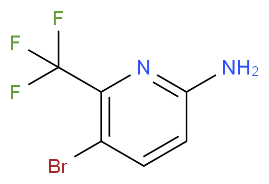 5-bromo-6-(trifluoromethyl)pyridin-2-amine_分子结构_CAS_882500-21-2