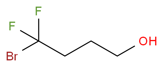 4-bromo-4,4-difluorobutan-1-ol_分子结构_CAS_155957-60-1