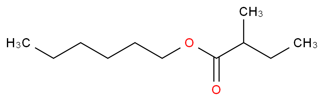 2-甲基丁酸己酯_分子结构_CAS_10032-15-2)