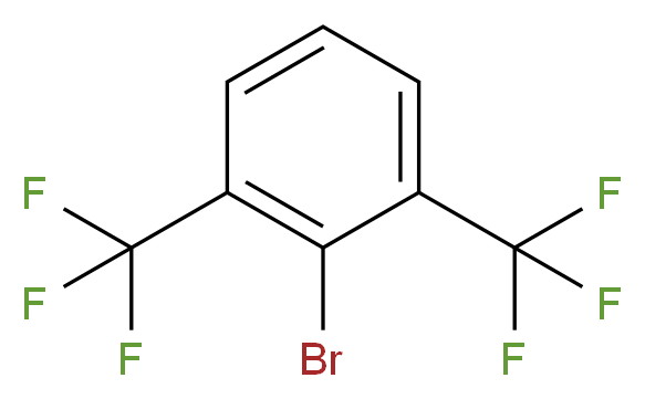 2-bromo-1,3-bis(trifluoromethyl)benzene_分子结构_CAS_118527-30-3