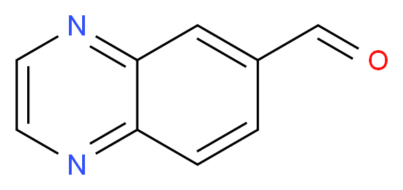 quinoxaline-6-carbaldehyde_分子结构_CAS_130345-50-5