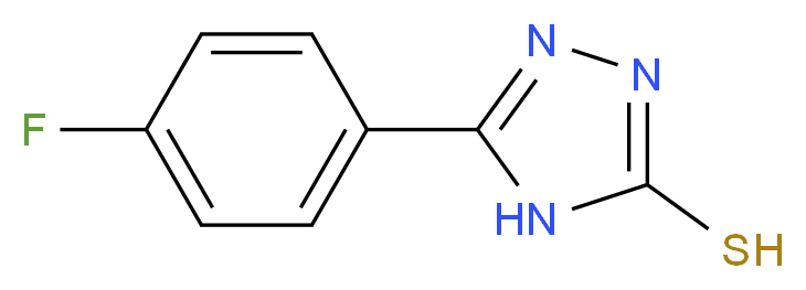 5-(4-Fluorophenyl)-4H-1,2,4-triazole-3-thiol_分子结构_CAS_114058-91-2)