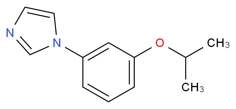 1-(3-isopropoxyphenyl)-1H-imidazole_分子结构_CAS_)