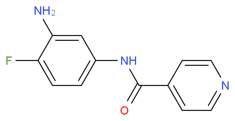 N-(3-Amino-4-fluorophenyl)isonicotinamide_分子结构_CAS_)