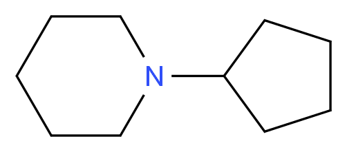 1-Cyclopentylpiperidine_分子结构_CAS_7335-04-8)