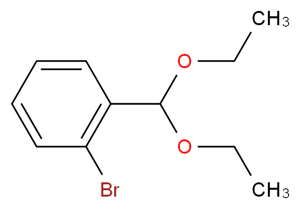 2-溴苯甲醛二乙缩醛_分子结构_CAS_35822-58-3)