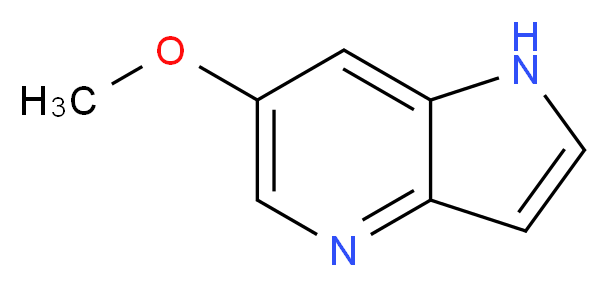 6-methoxy-1H-pyrrolo[3,2-b]pyridine_分子结构_CAS_1190317-86-2